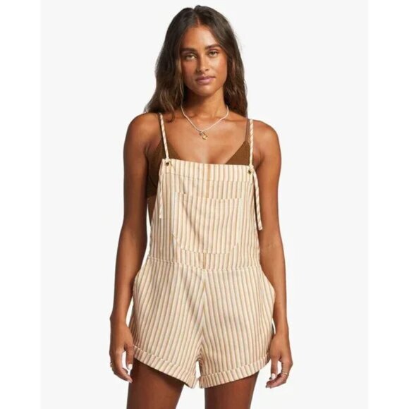 BILLABONG Wild Pursuit Overalls in So Tan Size Small - Picture 14 of 16